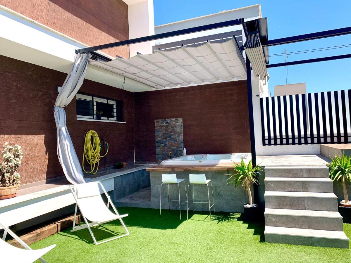 9 Moderna Villa Independiente -Jacuzzi- Gran Alacant Puerto Marino エクステリア 写真