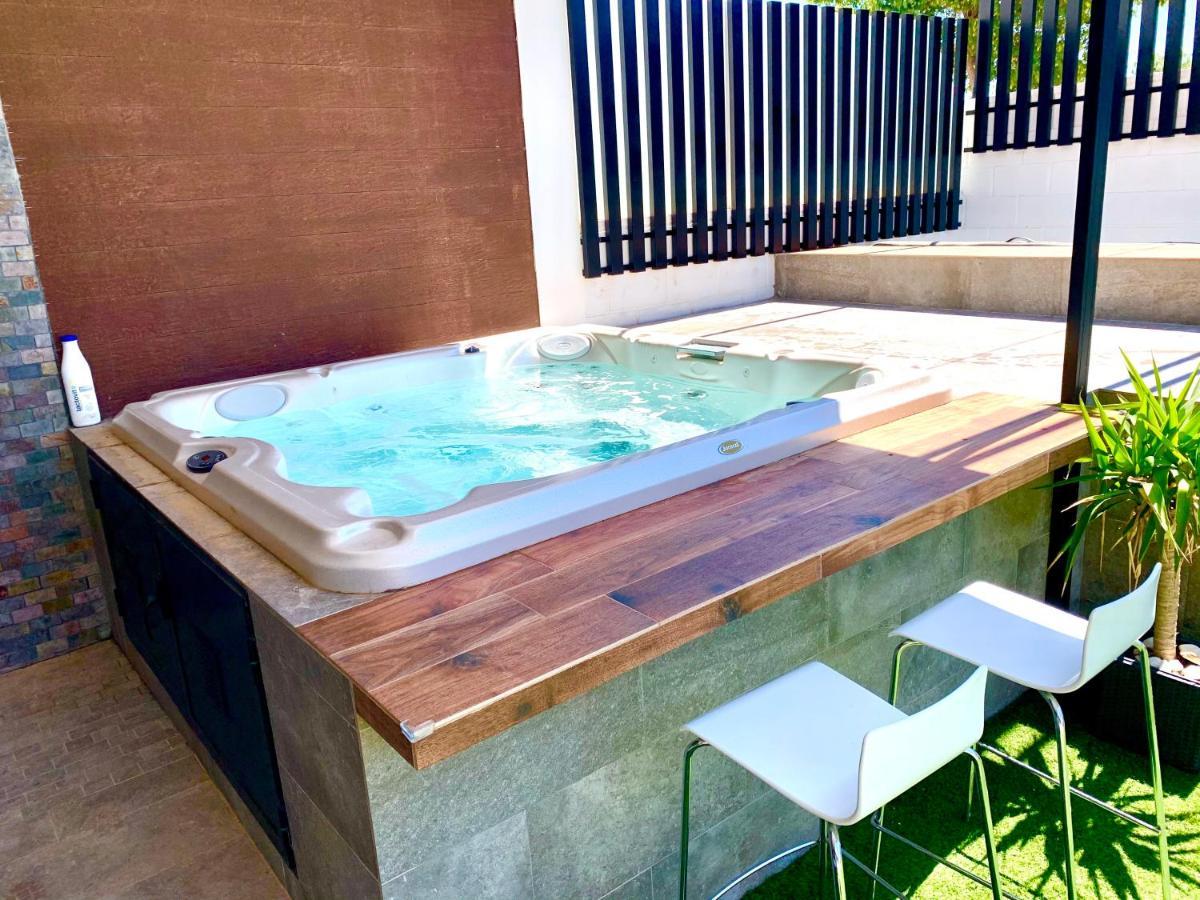 9 Moderna Villa Independiente -Jacuzzi- Gran Alacant Puerto Marino エクステリア 写真